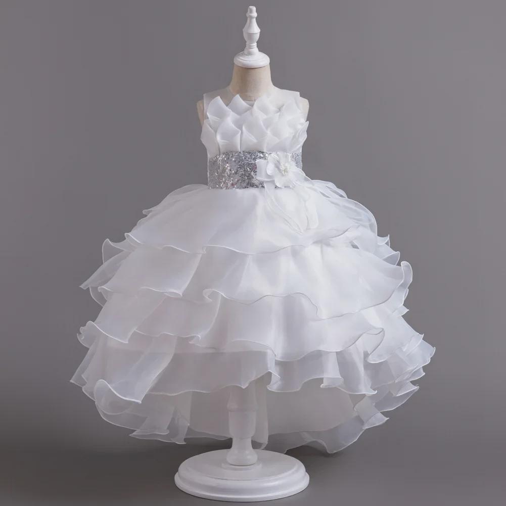 Elegante abito da principessa per bambini grandi - Splendido abito strascicato per feste e spettacoli