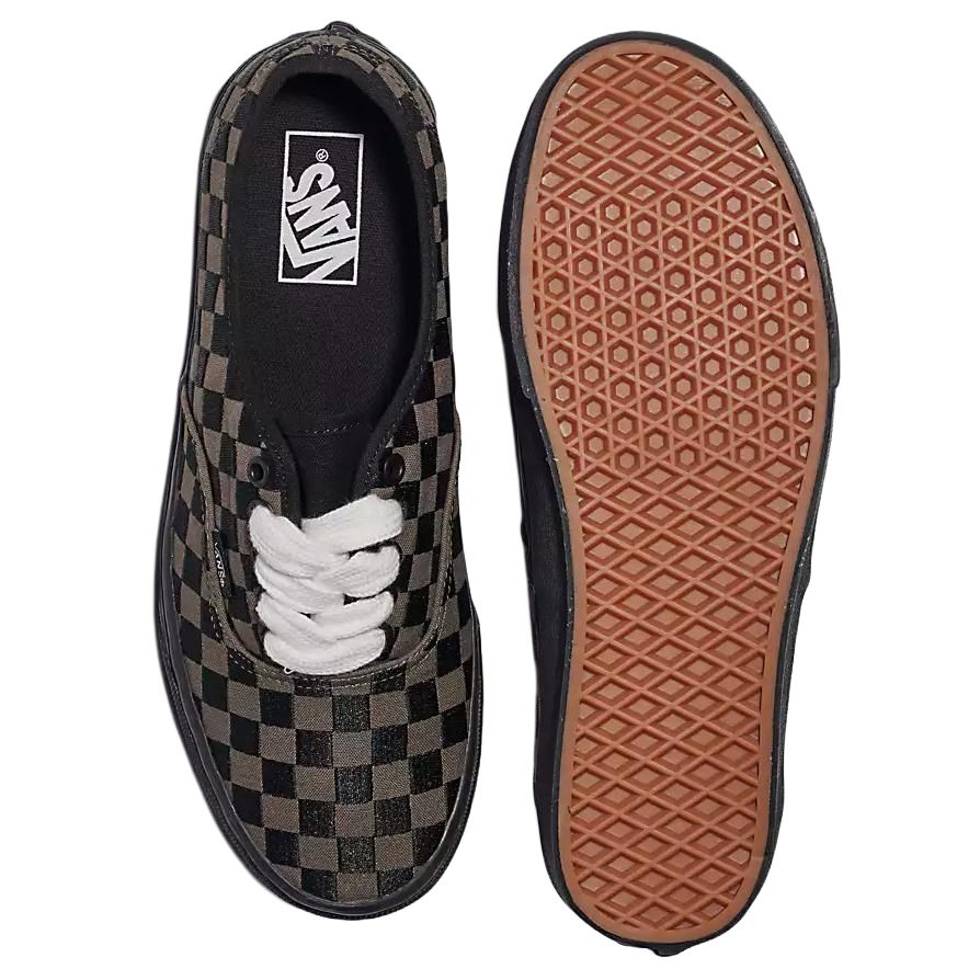 Vans Authentieke geborduurde schaakbord - Zwarte unisex sneakers VN0009PVCJK