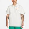 Nike Half-Zip Solid Short Sleeve Polo Shirt Men Tops White DM5284-030