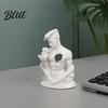 Palm-sized Decor Heart Warrior Figurine, 3D Printed Art Statue for Desk, Detailed Sculpture Minimalist Home Office, Creative Gift Compact Piece