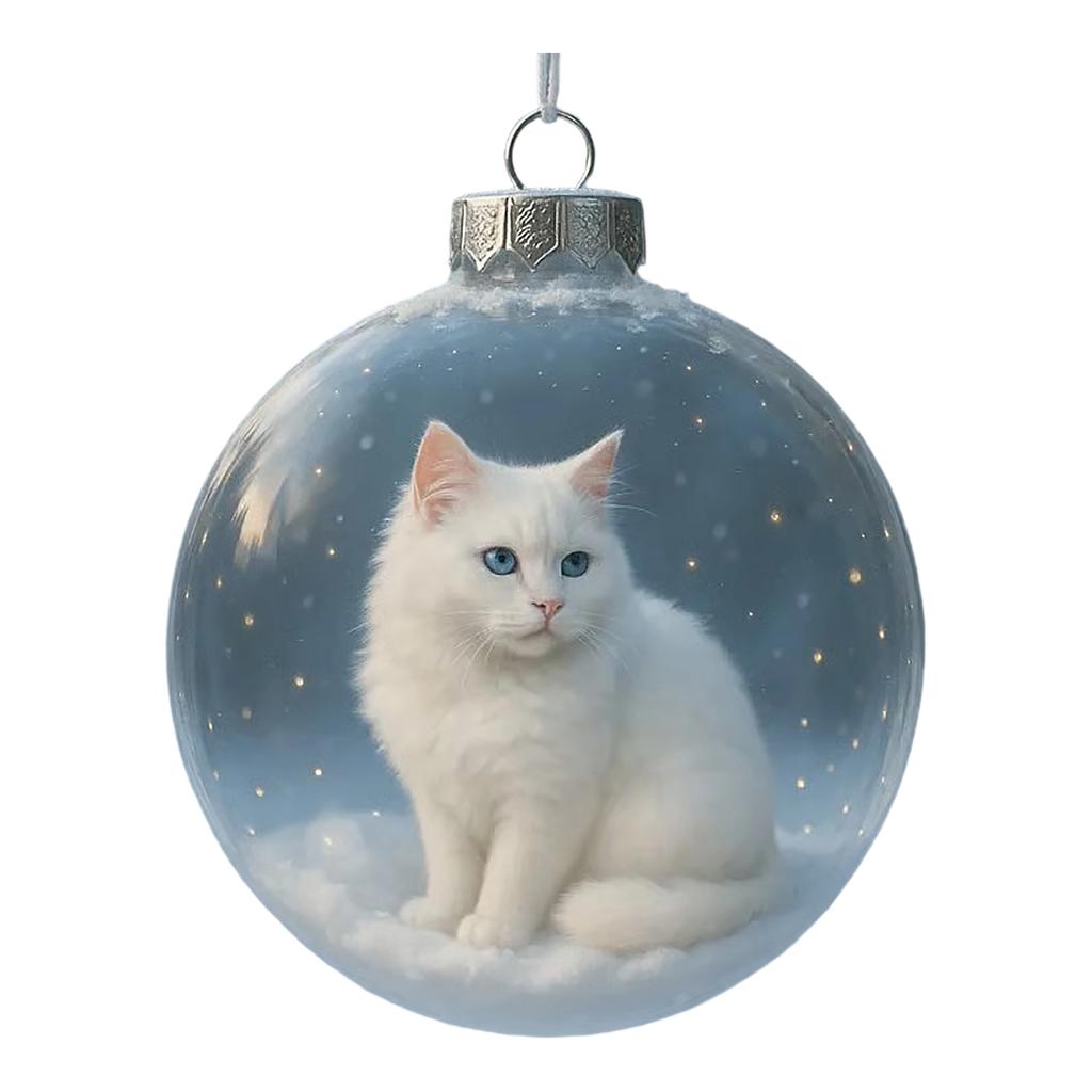 Cute Christmas Ball Ornament Themed Christmas Tree Decoration Hanging Ornament