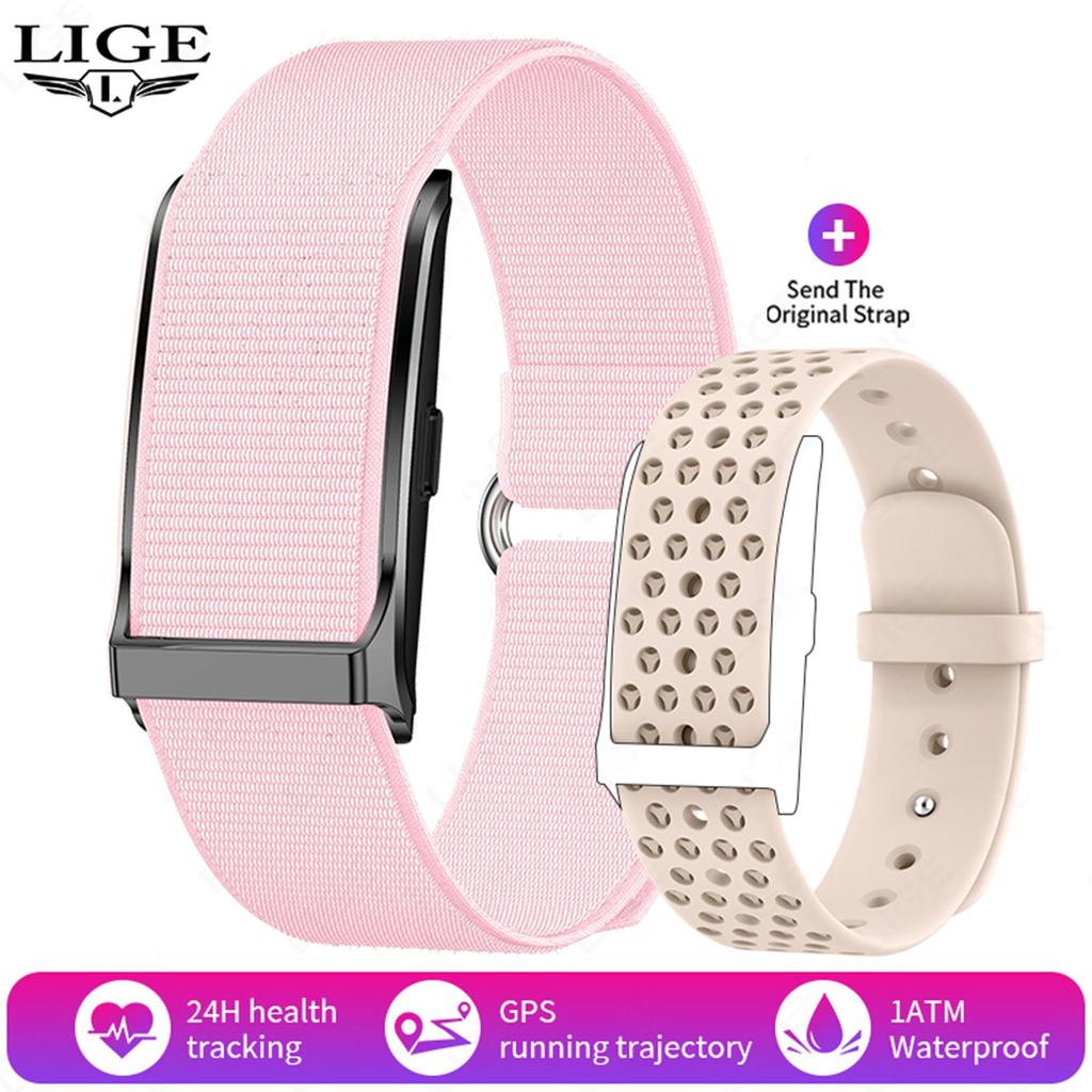 LIGE Novo Smartwatch Sem Tela Mulheres Esportes Monitoramento de Saúde Smart bracelet Homens Smart Watch