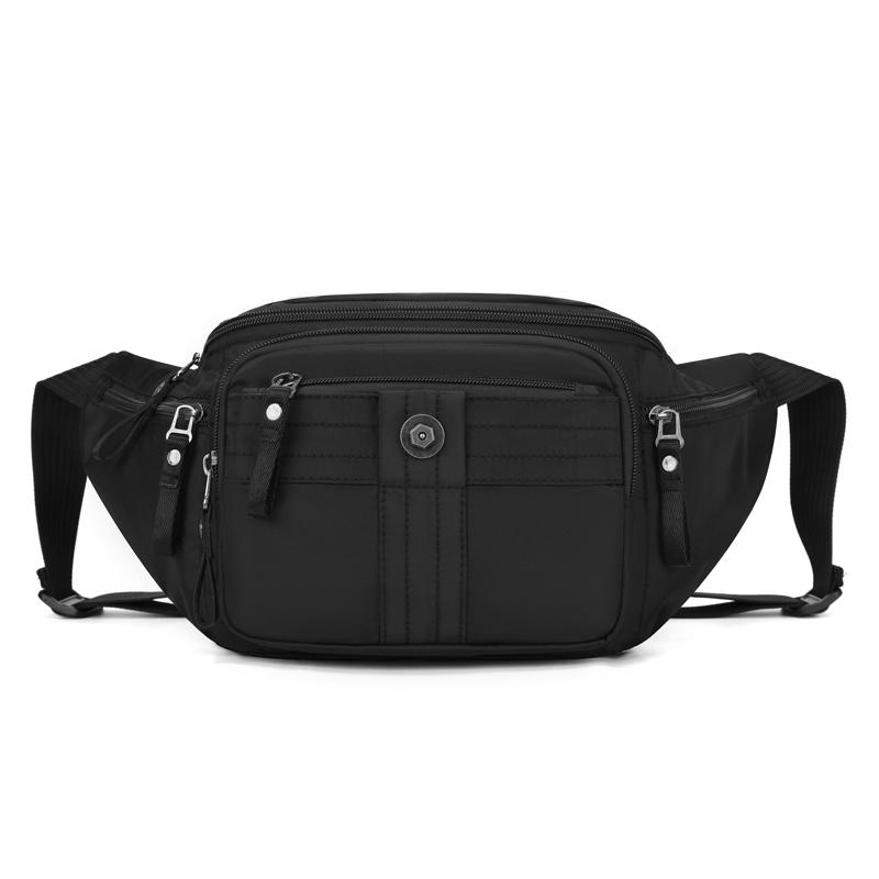 Men's Fanny Pack Crossbody Bag Outdoor Cycling Backpack Shoulder Bag Sports Waterproof Casual Breast Bag