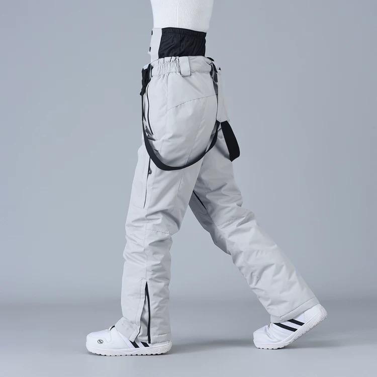 Techwear Style Wearproof Windproof Waterproof Breathable Ski Pants Overalls Man Woman Winter Thicken Warm Snowboarding Trousers
