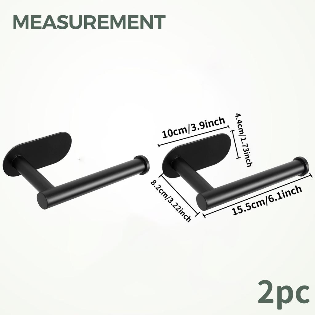 Adhesive Toilet Paper Holder Kitchen Roll Towel Rack Napkin Dispenser Absorbent Stand Tissue Hanger Bathroom Accessories