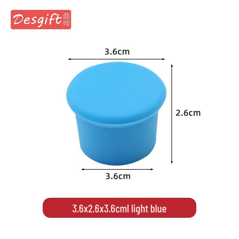 FDA Food-Grade Multi-Color Silicone Wine Bottle Stopper: Leak-Proof Fresh-Keeping Cover for Red Wine.