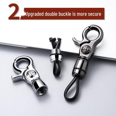 Customized Stylish Car Keychain Pendant - Trendy and Convenient Metal Waist Hanger