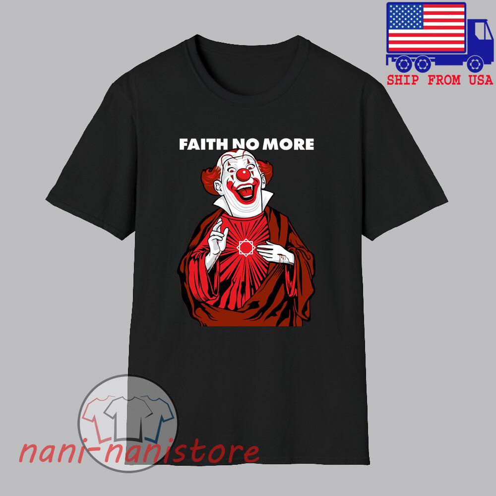 

Faith No More Men#039;s Black Size S5XL Unisex T-Shirt XXXXL