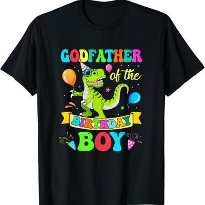 Peetvader van de Jarige T-Rex Dinosaurus Verjaardagsfeest T-shirt