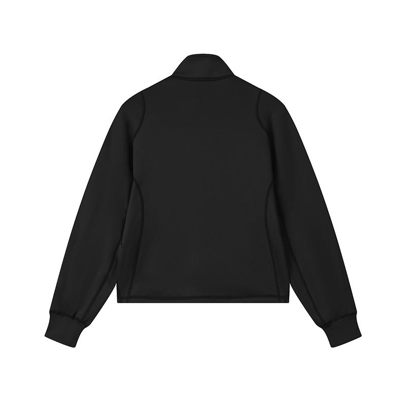 FILA Fleece Lined Warm Skin Friendly Classic Personalized Simple Casual Comfortable Jacket Women jackets F11W542501F-BK