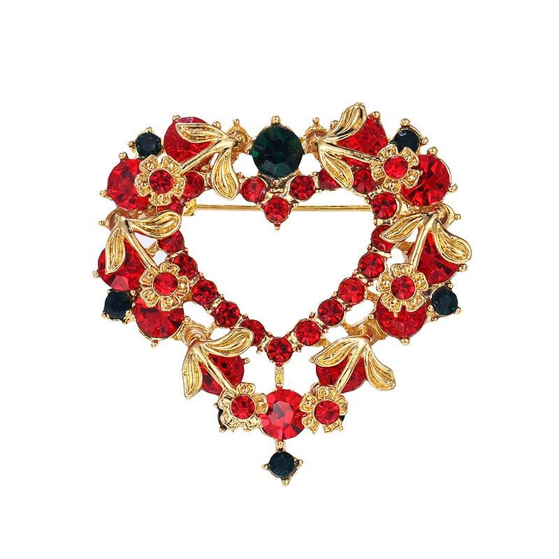 Броши Fumaide Рождественские сердца, 2 шт.