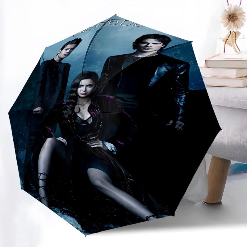Forest Mystique Folding Umbrella 8 Paraphenoid Bones Durable Sun Umbrella Sun Umbrella Light