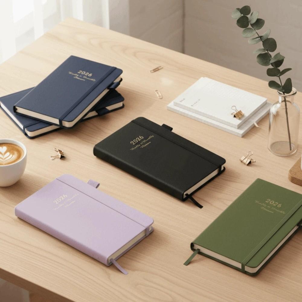 Portable Weekly Monthly Planner Convenient Schedule Writing Diary 2026 Weekly Plan Notebook  Record