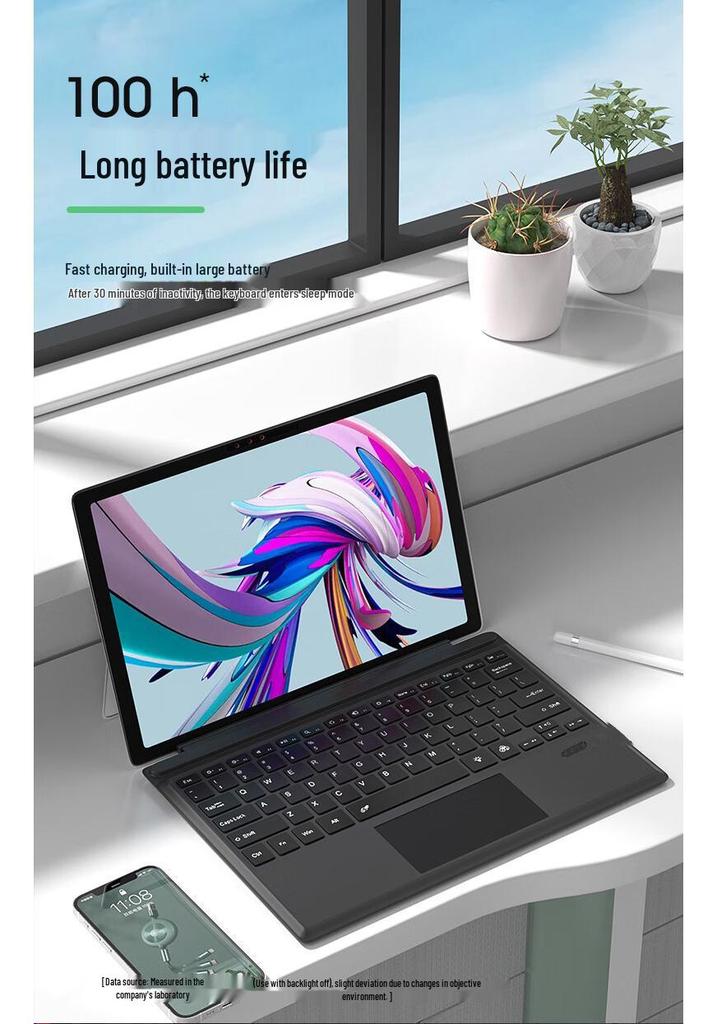Pro8 Magnetic Colorful Backlit Keyboard for Microsoft Surface Pro 9/10/11X Tablets