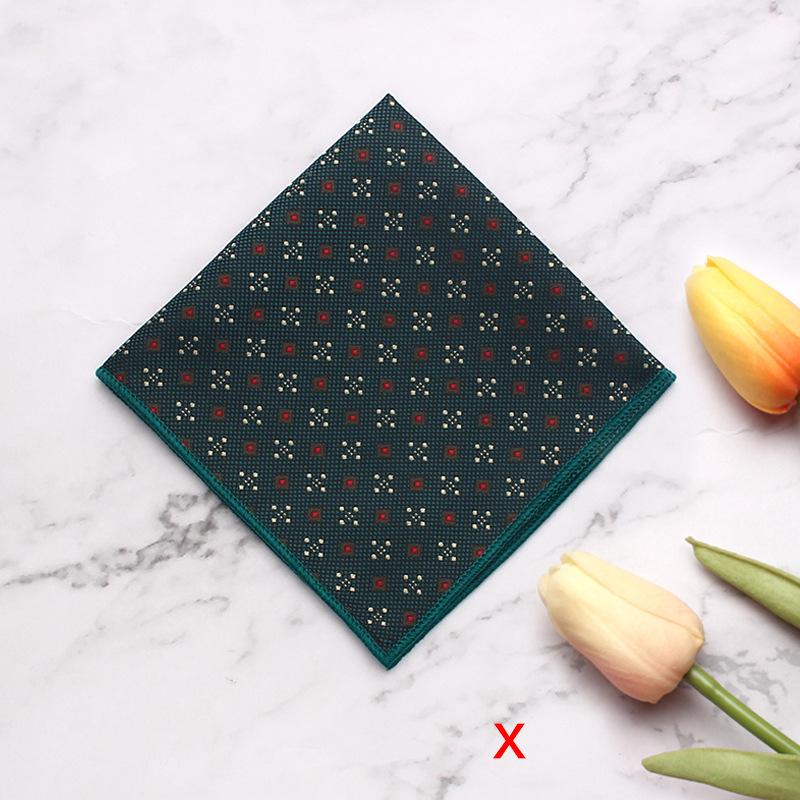 

Мужской деловой костюм для свадьбы Карманное полотенце Полосатый цветок Нагрудное полотенце Носовой платок Банкетное маленькое квадратное полотенце