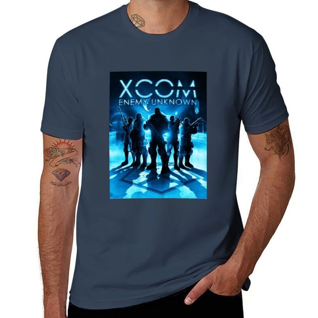 Xcom T-Shirt T-Shirt Unisex Einfache T-Shirts Mit Aufdrucken T-Shirt
