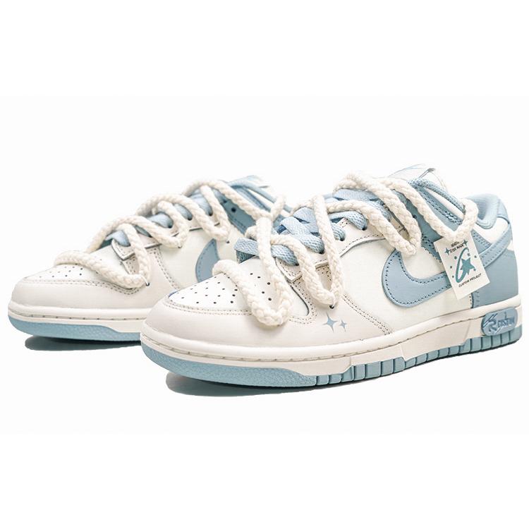 Nike Dunk Low top Skateboard Shoes Women's Milk Blue DD1503-123(Team27-)