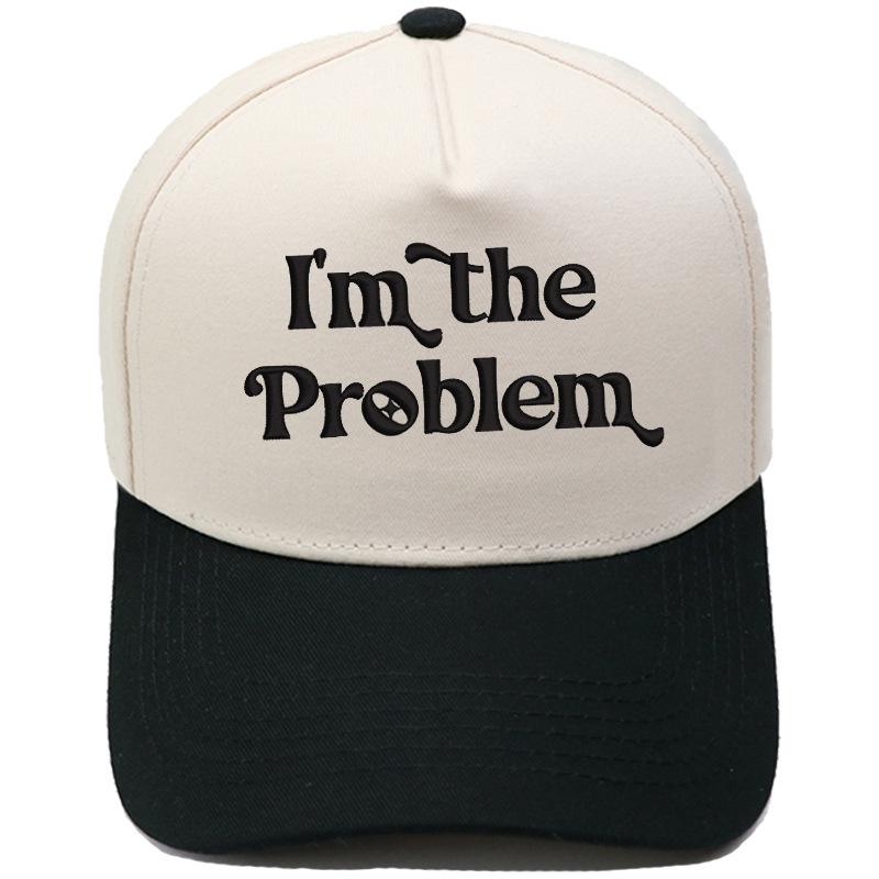 I'm the Problem Fun Embroidery Color Matching Truck Driver Hat Men's and Women's Casual Shade Baseball Cap