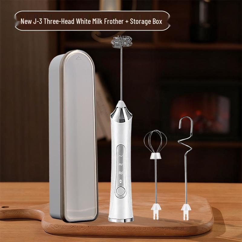 Electric Handheld Milk Frother & Egg Beater for Coffee and More