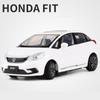 1/32 HONDA Fit GK5 Alloy Car Model Diecast Metal Toy Vehicles Car Model High Simulation Sound and Light Collection Children Gift