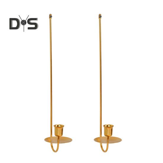 2 ks kovový svícen na stěnu Dekorační svícen na svíčku Moderní nástěnné kuželové stojánky na svíčky pro krb Obývací pokoj Statek