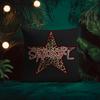 Trendy Style Classic Trendy Brand Printing Cushion Cover Silky Elegant Comfort Sofa Bed Invisible Zipper Beach Pillowcase
