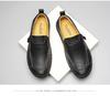 Men's Casual Retro Microfiber Leather Stitching Shoes with Zipper