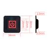 1PCS 3.7-12V DIY Temperature Controller Rheostat Silicone Button Switch Waterproof Temperature Control Switch