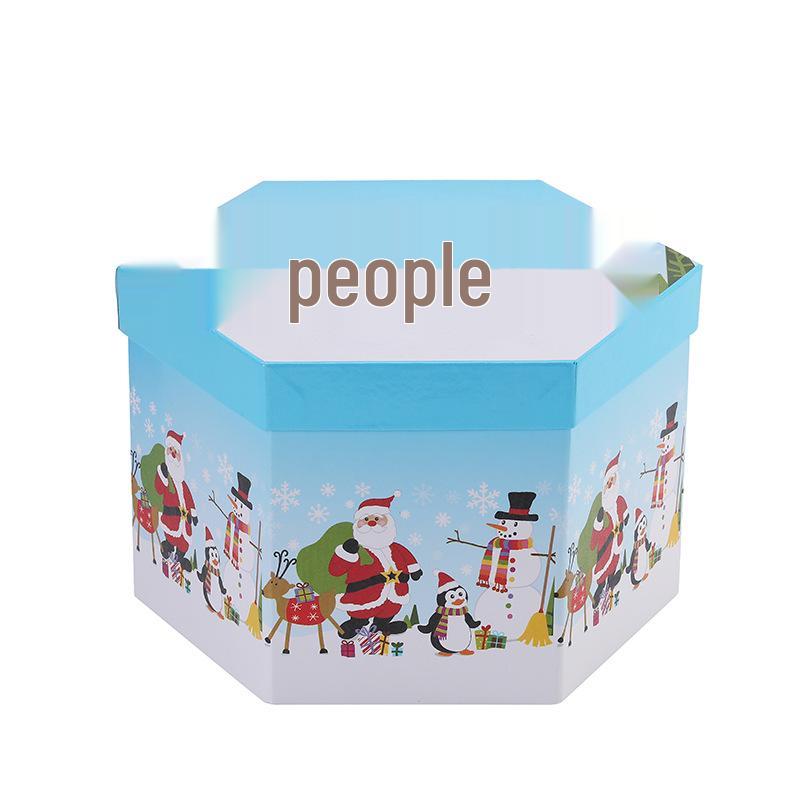 Weihnachtskugel-Schmuck mit Weihnachtsmann und Tierprint - Europäischer & Amerikanischer Stil