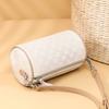 Summer Mini Bag Women's New Fashion Cylindrical One-shoulder Crossbody Bag Large Capacity Diamond Handheld Small Round Bag