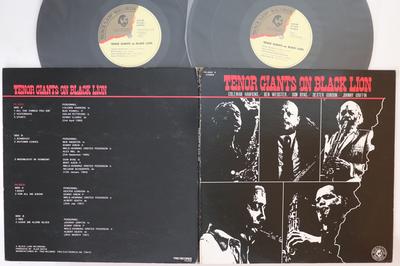 LP Schallplatte VARIOUS - Tenor Giants On Black Lion PA302526 BLACK LION 1973 Japan Jazz Gebraucht