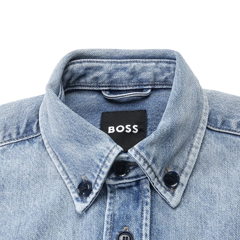 Hugo Boss Koszula Męska Spłowiony Niebieski 50534214-450
