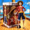 26cm One Piece Anime Figure Confident Smiley Luffy Changing Action Figurine Doll PVC Model Toys Collection Gifts