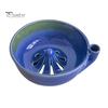 Durable Ceramic Wash Basin Self Rinsing Bowl, with Hollow Drain Holes, Swirl-Flow Berry Kitchen Draining Bowl Washing Fruit Rinse for Counter