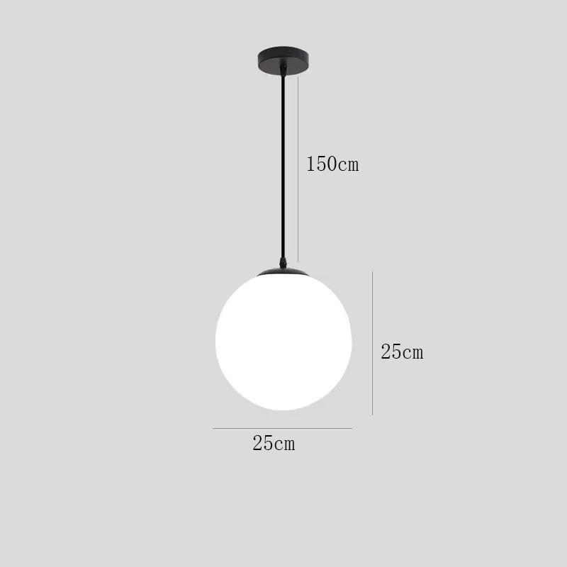 Glass Lampshade Pendant Lights Kitchen Island Dining Room Bedside Hanging Lamps For Ceiling Brass Modern Suspension Chandelier