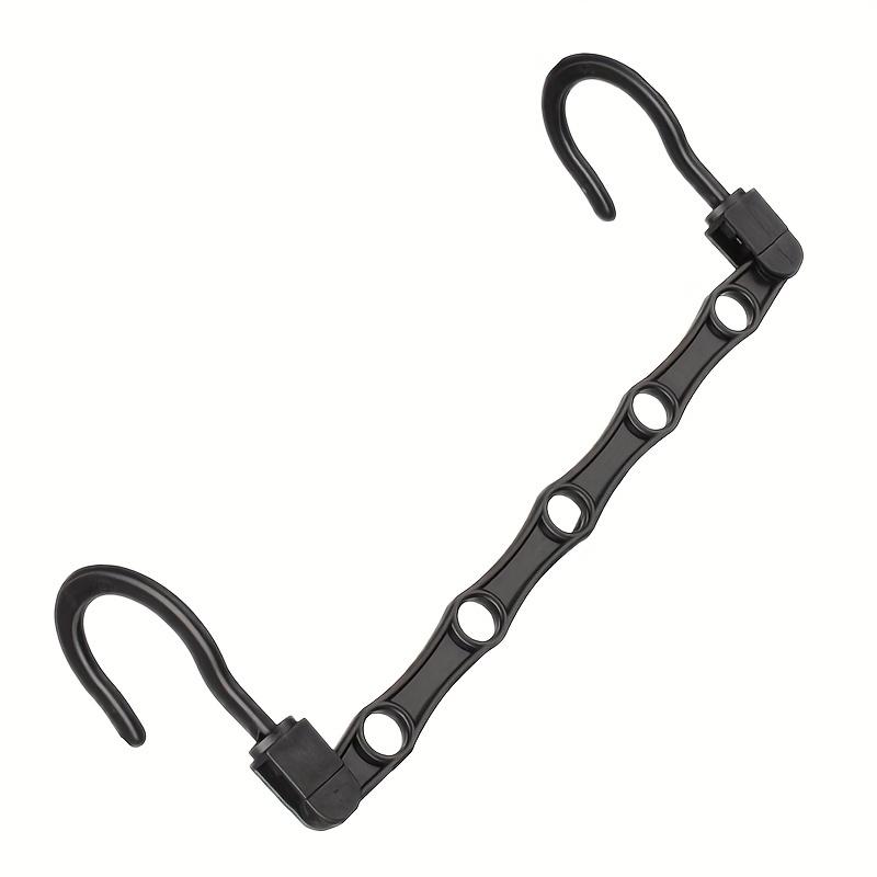 

Многофункциональный крючок, экономящий место, пластиковая вешалка с 5 отверстиями, простая складная ветрозащитная вешалка, подходит для квартир, общежитий, семей