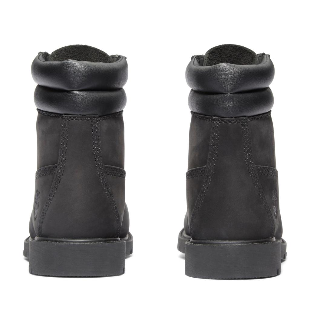Timberland Lindenové dřevo Vodotěsné Velikost TB1A156S0011 6palcové šněrovací boty, Dámské, Černé, 7.0 (24,0 cm),
