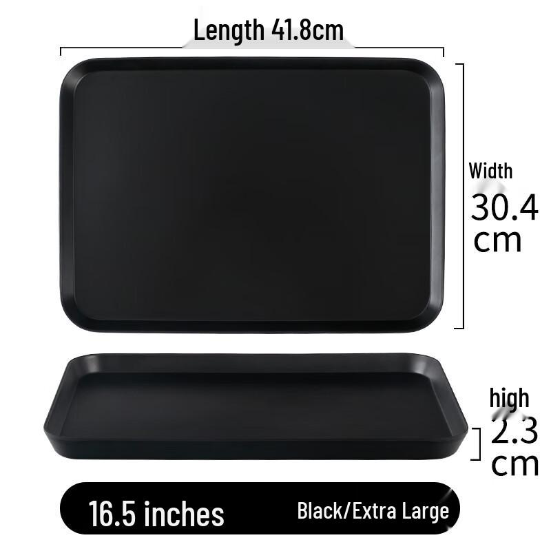 Nordic Style Melamine Rectangular Serving Tray