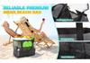 Large Capacity Mesh Beach Bag: Multifunctional Tote for Travel, Swimming, and Towels
