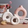 Hollow Out Silicone Vase Mold Oval Stripe Gypsum Mold Decorative Soap Mold  Living Room