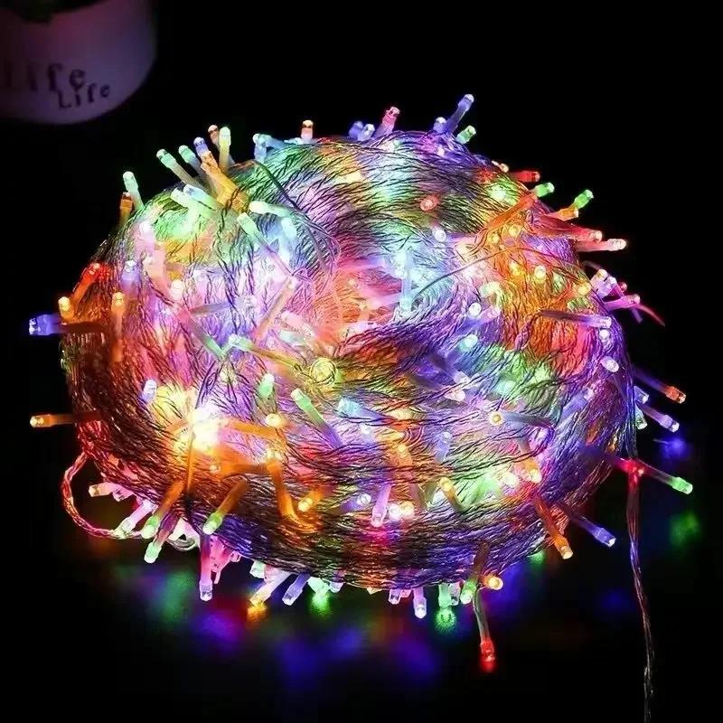 

Outdoor Camping LED String Lights Garland Outdoor Lighting Decoration Light 10M Waterproof Fairy Light Festoon Party Lamp New