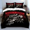 Set Lenzuola Teschio Guns N' Roses Set Lenzuola Nero (1 copripiumino, 2 federe, piumino non incluso)