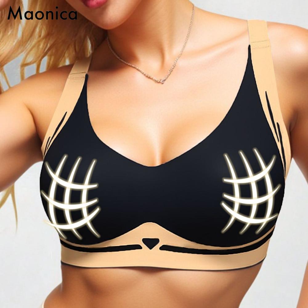 Sujetador push up sin costuras para mujer, talla L-4XL, talla grande, talla grande