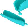 Mini Travel Pencil Zipper Pouch Silicone Stationery Bag Pen Storage Case  Daily Office Supply Sort