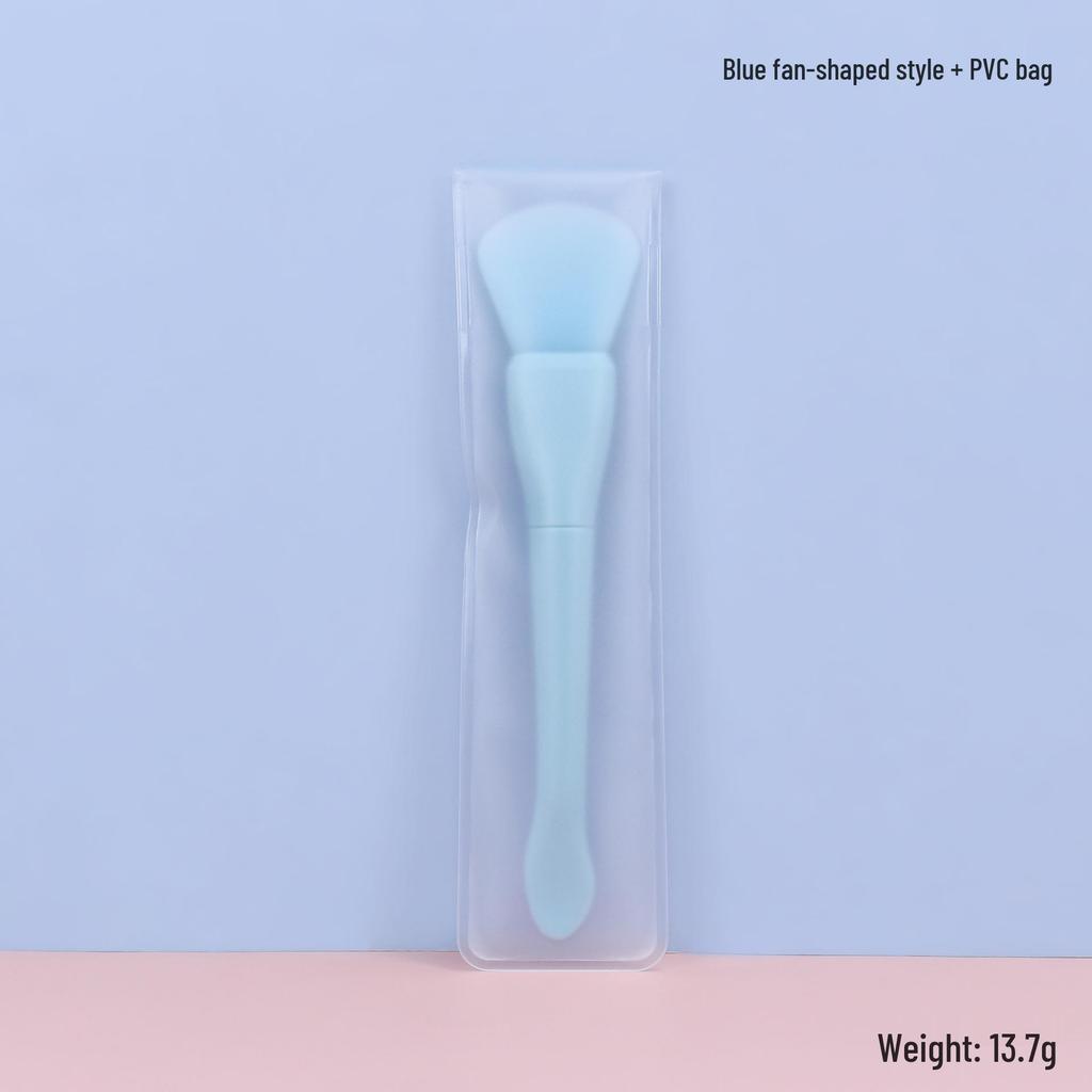 Doppelköpfiges Silikon-Maskenpinsel-Set: Fischschwanzlöffel zum Mischen, Auftragen, Auslöffeln und Entfernen von Schlammmasken