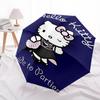 1pc Hello Kitty Guide to Parties Automatic Open Close Umbrella Windproof Canopy, Automatic Open Close Button10237