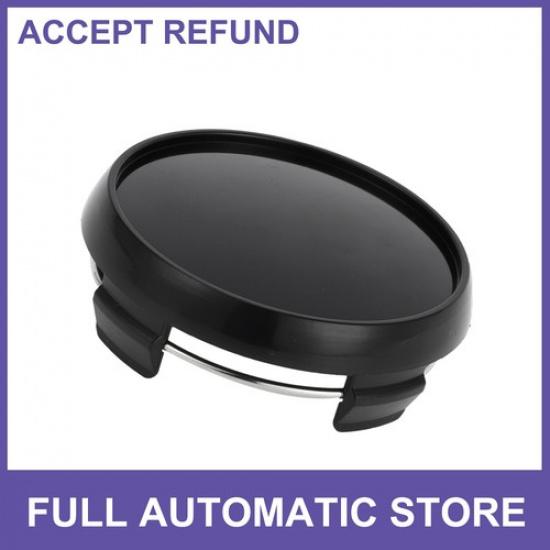 Single Wheel Center Hub Cap Durable 65mm 256  Outside Diameter Black Universal