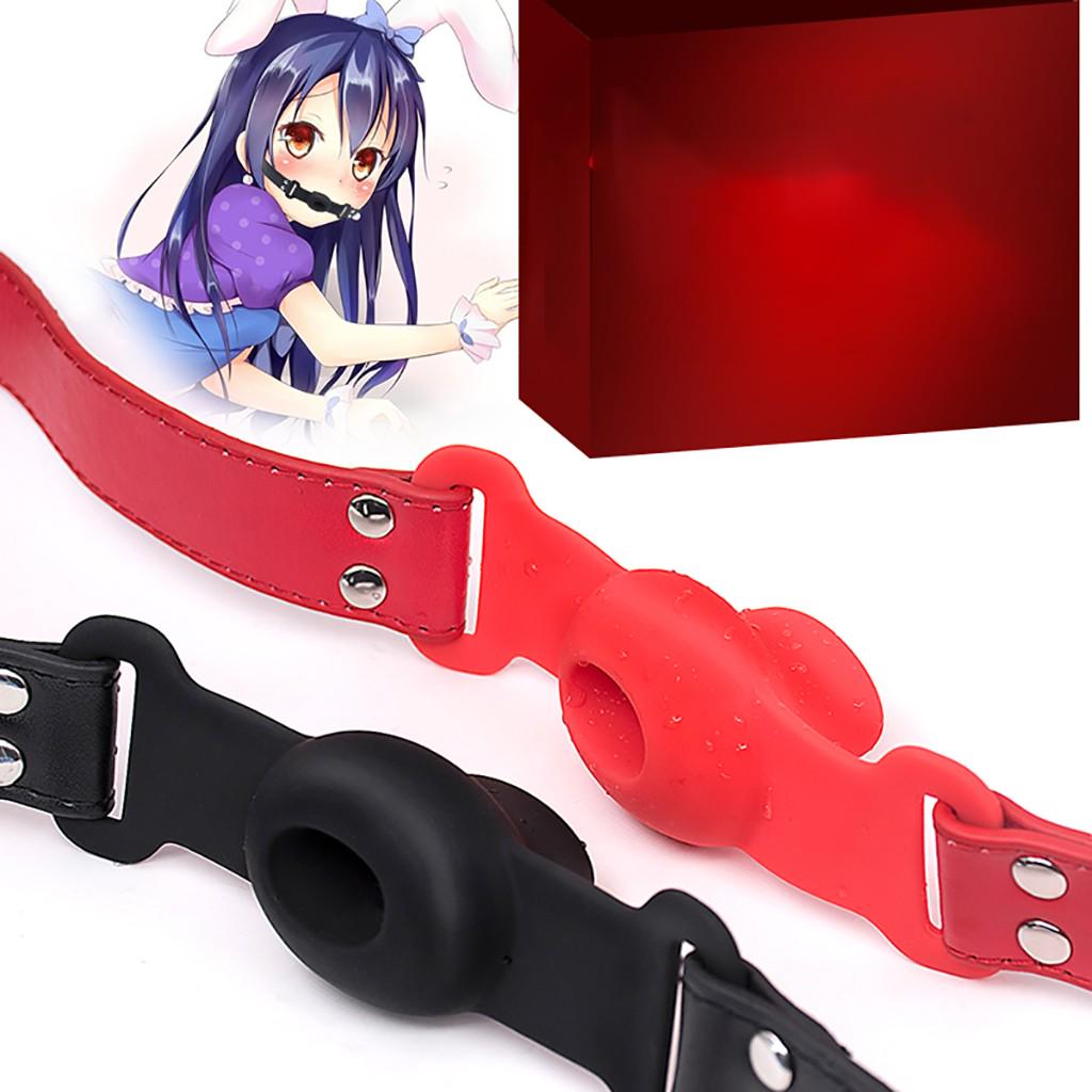 Slave Silikon Munnplugg Gag BDSM Fetish Mouth Restraints SM Toy
