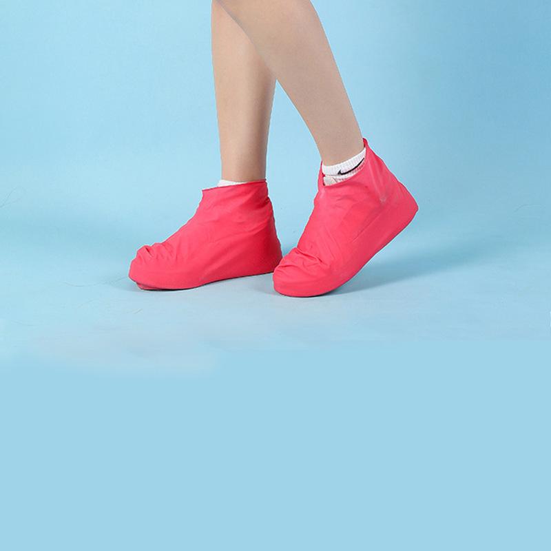 

Portable Waterproof Latex Shoe Covers - Thick Elastic Rainproof Protection XL (41-42)