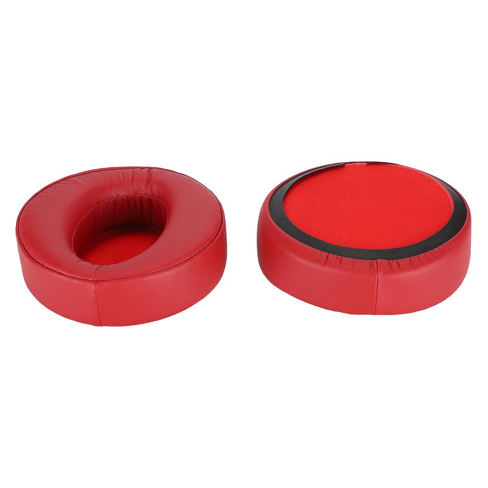 2PCS Earphone Headphone Ear Pad Cover Cushion Replacement for Sony MDR XB950BT (Red)